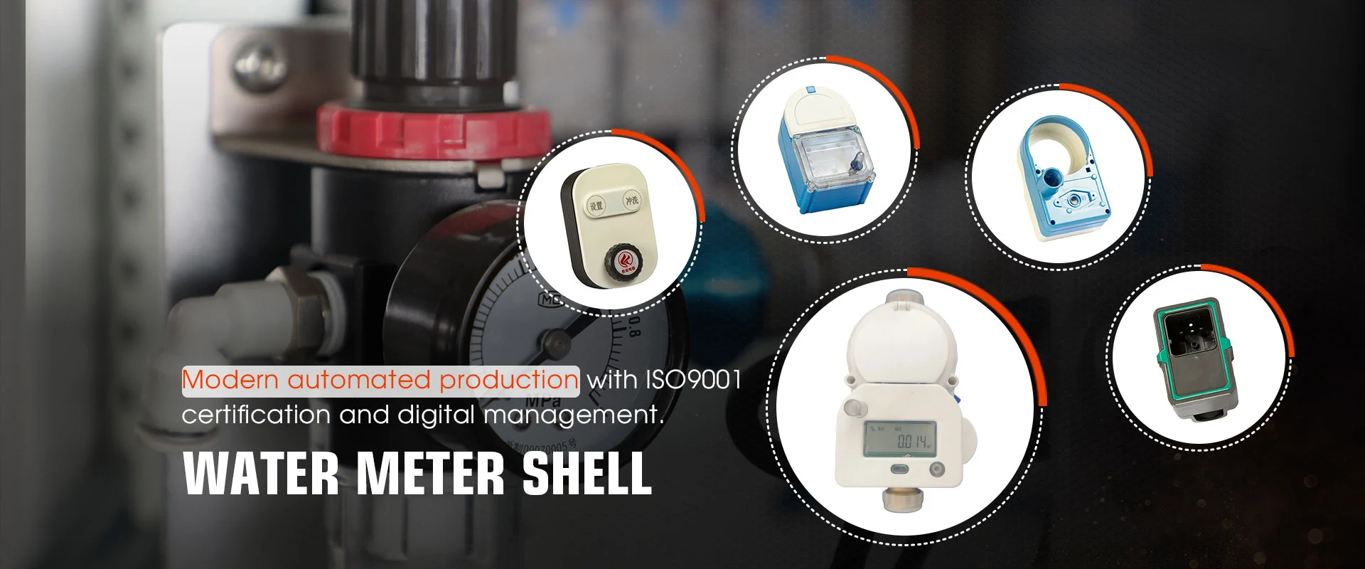 China Water Meter Shell Produsen